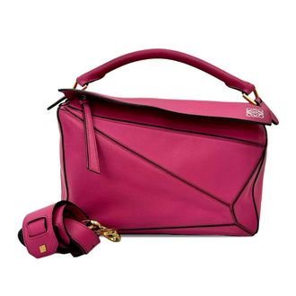 Loewe Pre-owned Loewe Medium Calfskin Puzzle Satchel 8C4Z33YKJF0E3JEF
