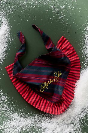 Anthropologie Apres Ski Ruffle Pet Bandana