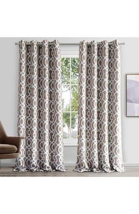 Dainty Home Single Blackout Panel Curtain in Taupe at Nordstrom Rack, Size 54X84