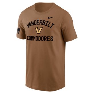 Nike Vanderbilt Commodores Nike Mens Dri-FIT College T-Shirt in Brown | IW0658-270