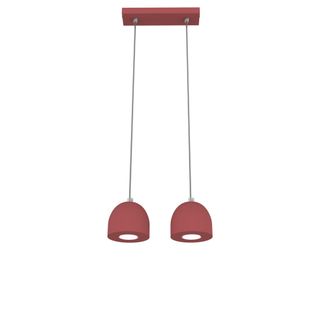 Lumicom Campanella Lampara De Techo Lineal X2 Monocolor Mate