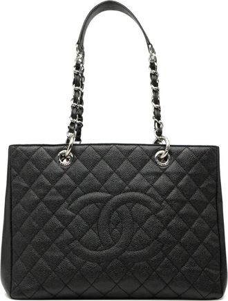 Chanel Borsa tote Grand Shopping in pelle Caviar 2013-2014 - Nero