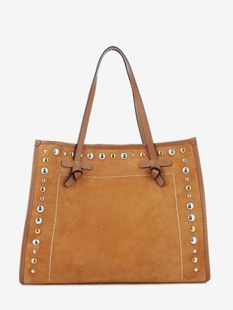 Gianni Chiarini Borsa in suede Marcella caramel