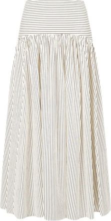 Staud Procida midi skirt - Neutrals
