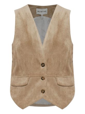 Munthe Gilet a coste Lillian - Marrone