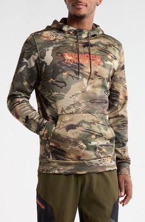 Under Armour Expanse Camo Print Hoodie in Forest Green at Nordstrom Rack, Size Xx-Large