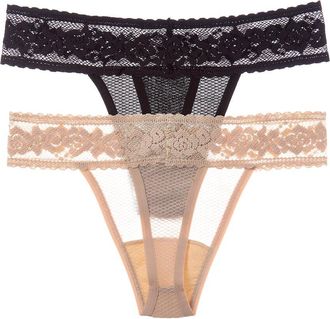 Commando Commando 2Pk Kitty Soft Thong