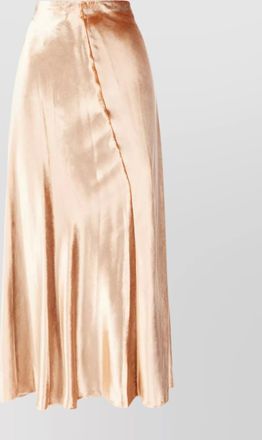 Tory Burch high-waisted a-line skirt satin finish