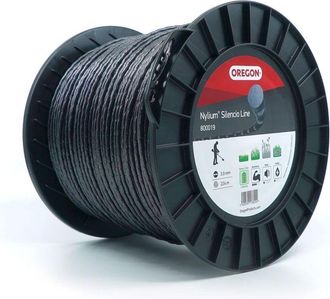 Oregon Scientific Filo per decespugliatore Rotondo Intrecciato Nylium Silencio Nero &oslash;3.0mm/224m Oregon 800019