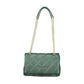 Valentino Shoulder Bags, female, Green, Size: ONE SIZE Polyethylene Handbag with Textured Finish