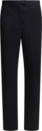 Khaite Borden Broek - Dames - Broeken - Zwart - Maat: 2XS Wol