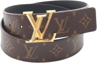Louis Vuitton Pre-owned Belts, male, Brown, Size: ONE SIZE Pre-owned Vintage Monogram Belt