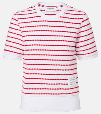 Thom Browne Striped cotton top