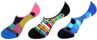 Unsimply Stitched Assorted 3-Pack No Show Socks in Blue Black Pink at Nordstrom Rack
