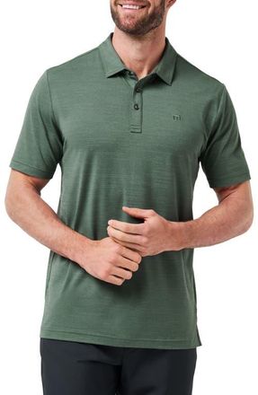 Travis Mathew The Heater Solid Short Sleeve Performance Polo in Balsam Green at Nordstrom, Size Xx-Large