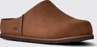 UGG Mules Otzo in pelle idrorepellente color nocciola con interni in lana