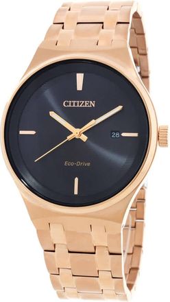 Citizen Eco-Drive Black Dial Mens Watch BM7653-50E