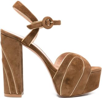 Gianvito Rossi Tamara Leather Sandals