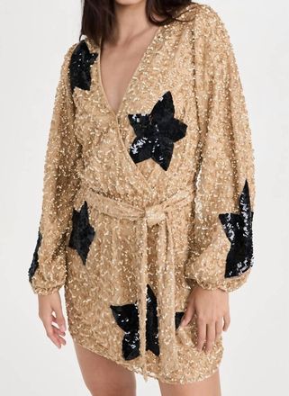 Show me your Mumu Wear Me Out Dress In Star Sequins