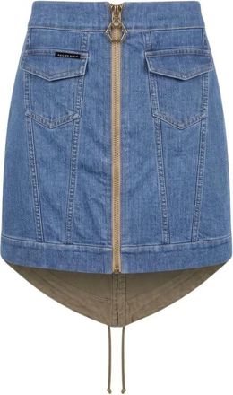 Philipp Plein Mini Gonna - - Skirts - Donna - Blu - S