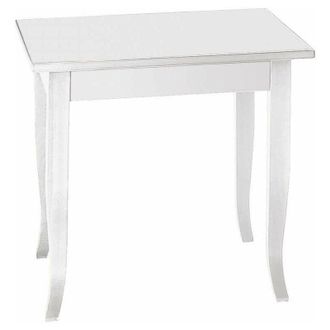 Milani Home EDGAR - tavolo da pranzo in legno massello cm 90 X 90