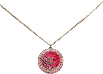 Chanel gold pink Necklace (Pre-Owned)