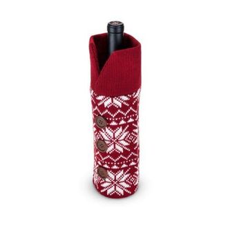 Twine Wool Holiday Wine Bottle Sweater in Red at Nordstrom