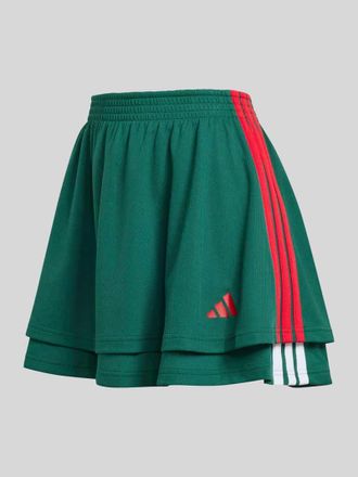 adidas Regular Fit Minirock mit Logo-Applikation in Dunkelgruen, Gr&ouml;&szlig;e XL