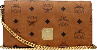 MCM Mcm Damess Bruin/Cognac stoffen pochette