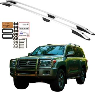 OEM Barras De Techo Toyota Land Cruiser Suv 2004-2009 Aluminio S&oacute;lido Durable