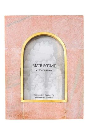 Matr Boomie Jaipuri Picture Frame - Pink Carved Marble in Pink Marble at Nordstrom, Size 4Ft 0In X 6Ft 0In