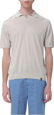 Colmar Katoenen gebreide polo - Heren - Sport - Beige - Maat: L Katoen