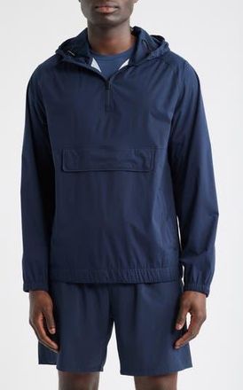 Zella Water Repellent Anorak in Navy Eclipse at Nordstrom Rack, Size Medium