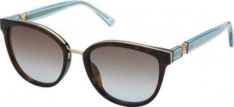 Nina Ricci Womens SNR358 54 0714 Sunglasses - Brown - One Size