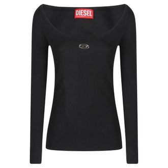 Diesel Long Sleeve Tops, female, Black, Size: XS T-Bal-Od Long Sleeve Top