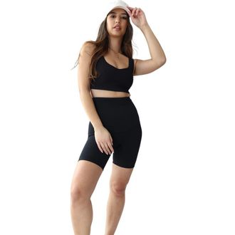 Ingrid & Isabel Postpartum Bike Short in Black at Nordstrom, Size X-Large
