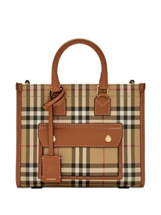 Burberry Beige Freya Mini Tote