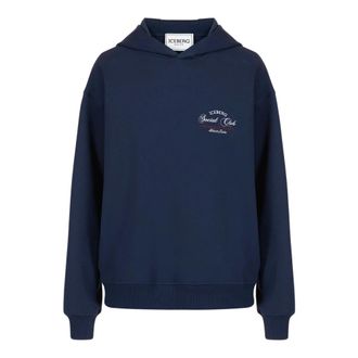Iceberg Regular Fit Scuba Hoodie - Dames - Hoodies - Blauw - XS - Hoodies & sweatvesten