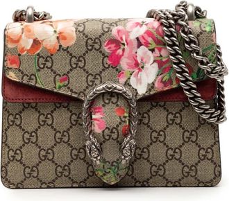 Gucci Pre-owned Gucci Small GG Supreme Blooms Dionysus Crossbody Ladies 421970 493075