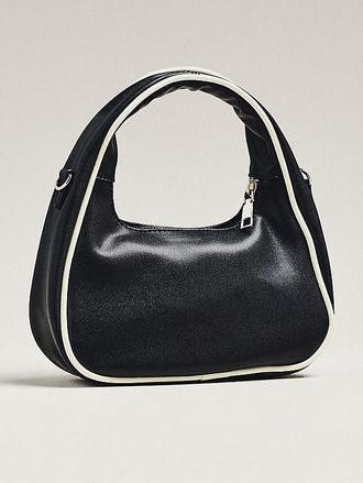 Melie Bianco Piped Mini Shoulder Bag