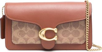 Coach Tabby clutch met ketting - Bruin