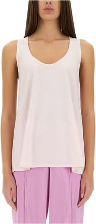 Tom Ford Jersey Top - Dames - Tops zonder mouwen - Roze - M - Katoen - Tops