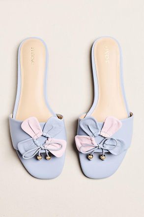 Maeve Flower Slide Sandals