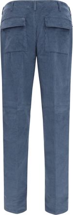 Etro Mens Roma Stretch Cotton Corduroy Pants Carta Da Zucchero Cotton; Elastane Trousers