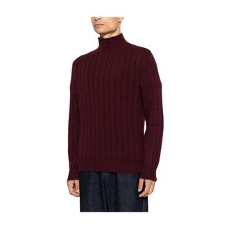 Brunello Cucinelli Heren, Truien, Paars, Maat: XL Kasjmier