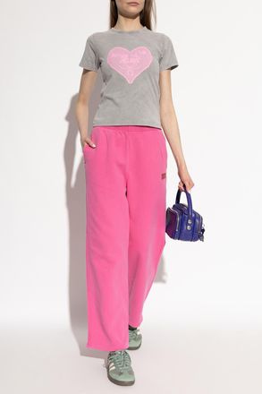 Carne Bollente T-shirt With Print, Womens, Grey