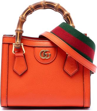 Gucci Pre-owned Gucci Mini Calfskin Bamboo Diana Satchel Ladies GE0Z1X0TK9N8QVLR