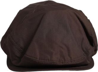 Dolce & Gabbana Newsboy Cap - unisex - Petten - Bruin - ONE Size - Katoen - Accessoires