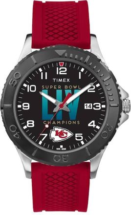 Timex Tribute Kansas City Chiefs Super Bowl LIV Champions Gamer Quartz Watch TW2U78000