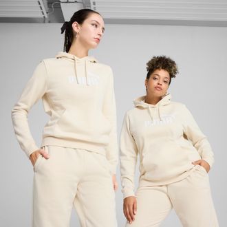 Puma ESS NO. 1 LOGO HOODIE FL (S), mit verstellbarer Kapuze, mit K&auml;ngurutasche, Regular Fit